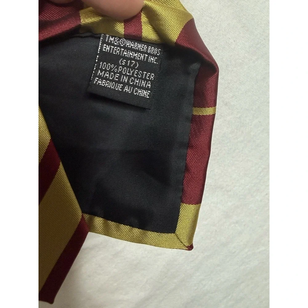 Harry Potter Gryffindor Crest Red/Gold Striped Logo Tie